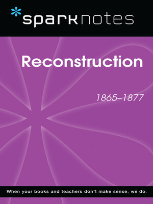 cover image of Reconstruction (1865-1877) (SparkNotes History Note)